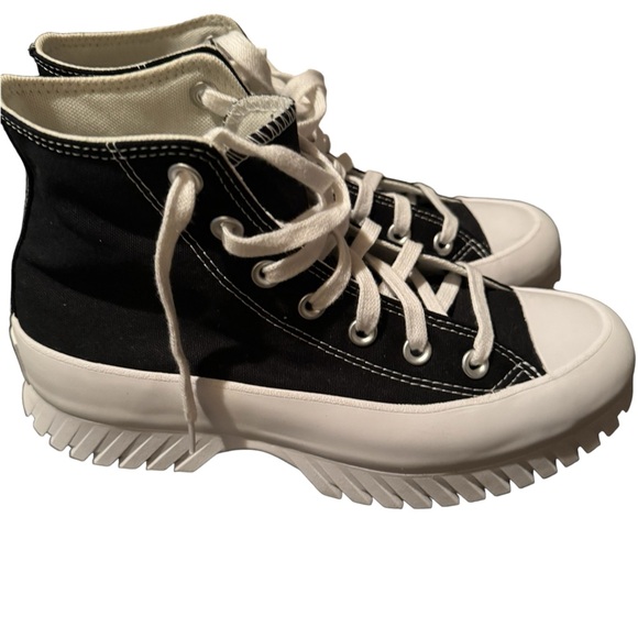 CONVERSE Chuck Taylor All-Star Black Hi-Top
Lugg Sole Sneakers Women Sz 7.5 - Picture 4 of 7